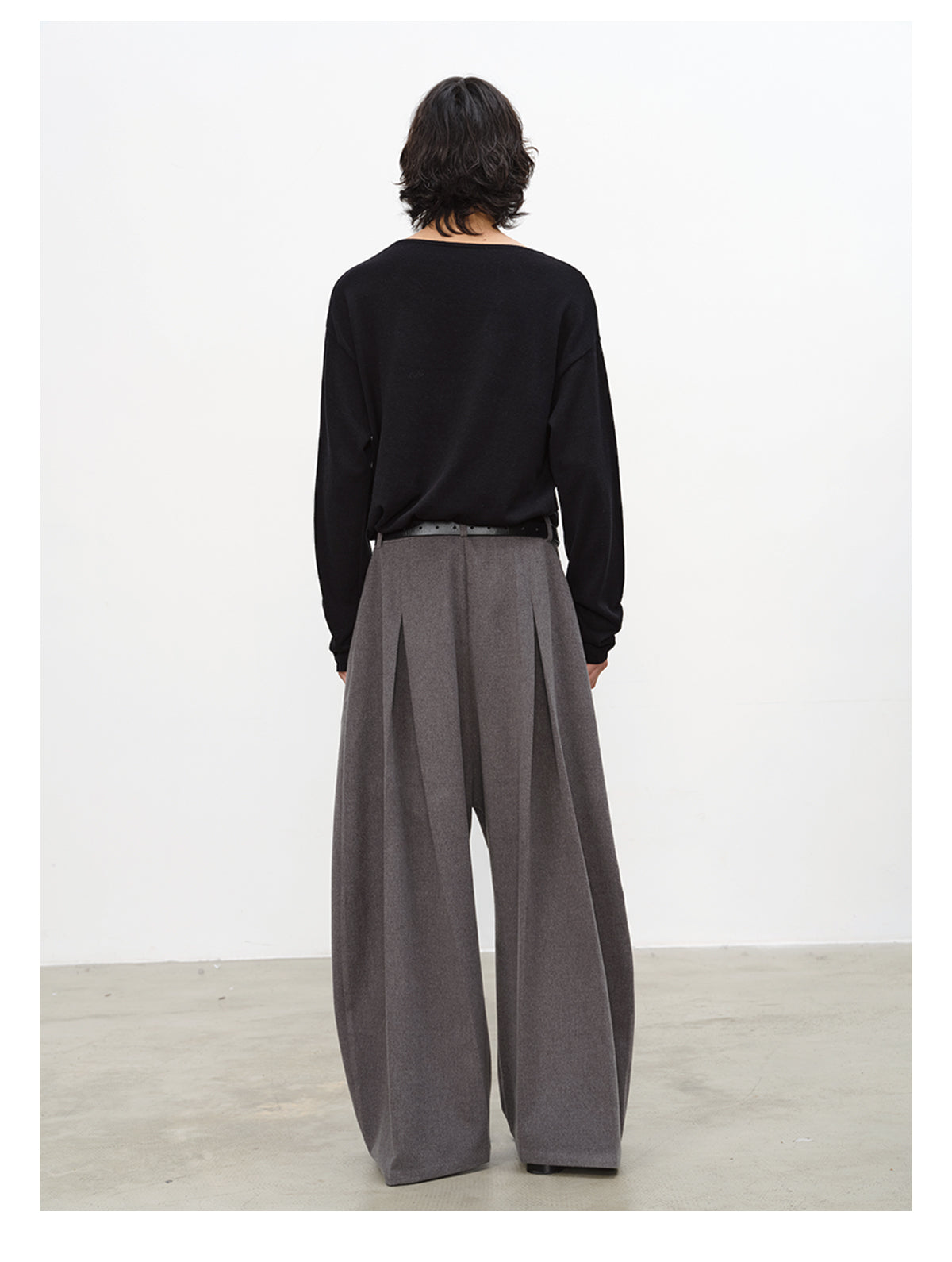 Drop-shoulder sweater