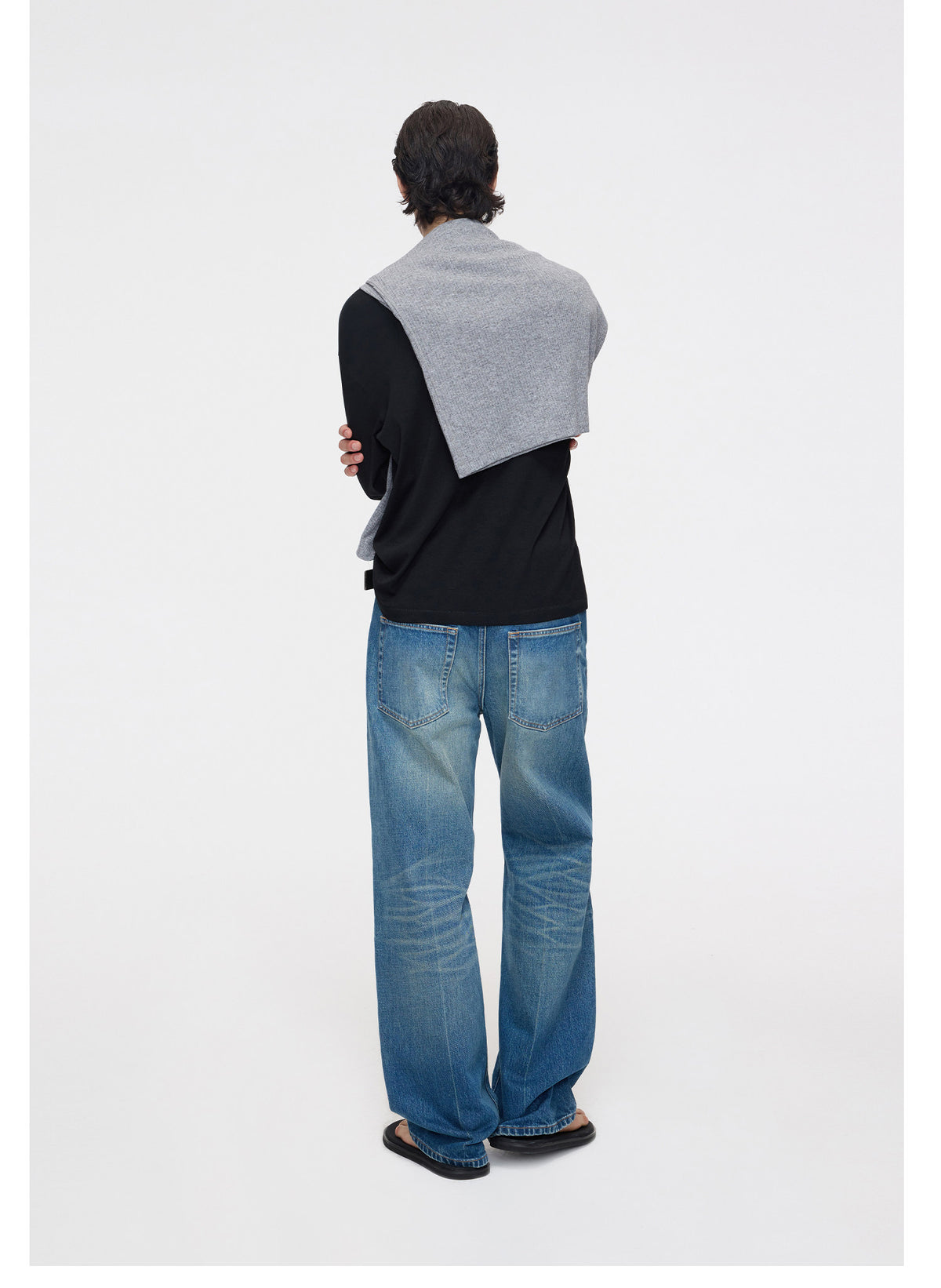 Retro Wash Straight-Leg Jeans