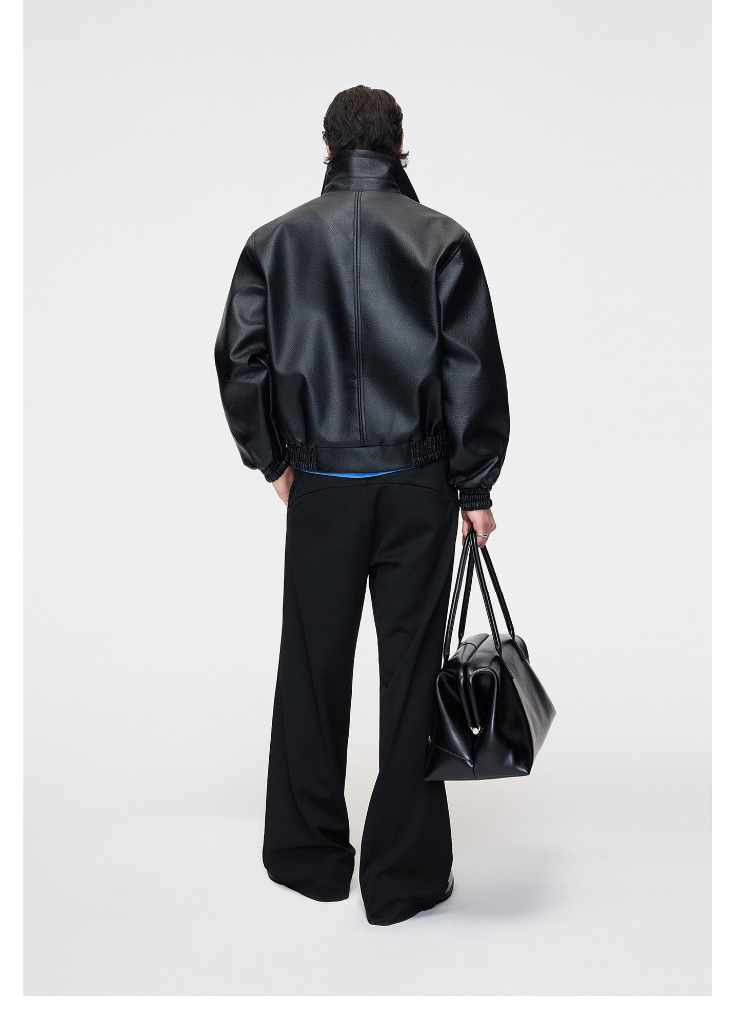 Slightly Loose-Fit Straight-Leg Casual Pants