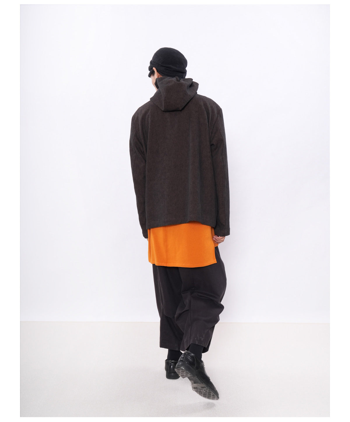 Layered-Style Jacket with Drawstring