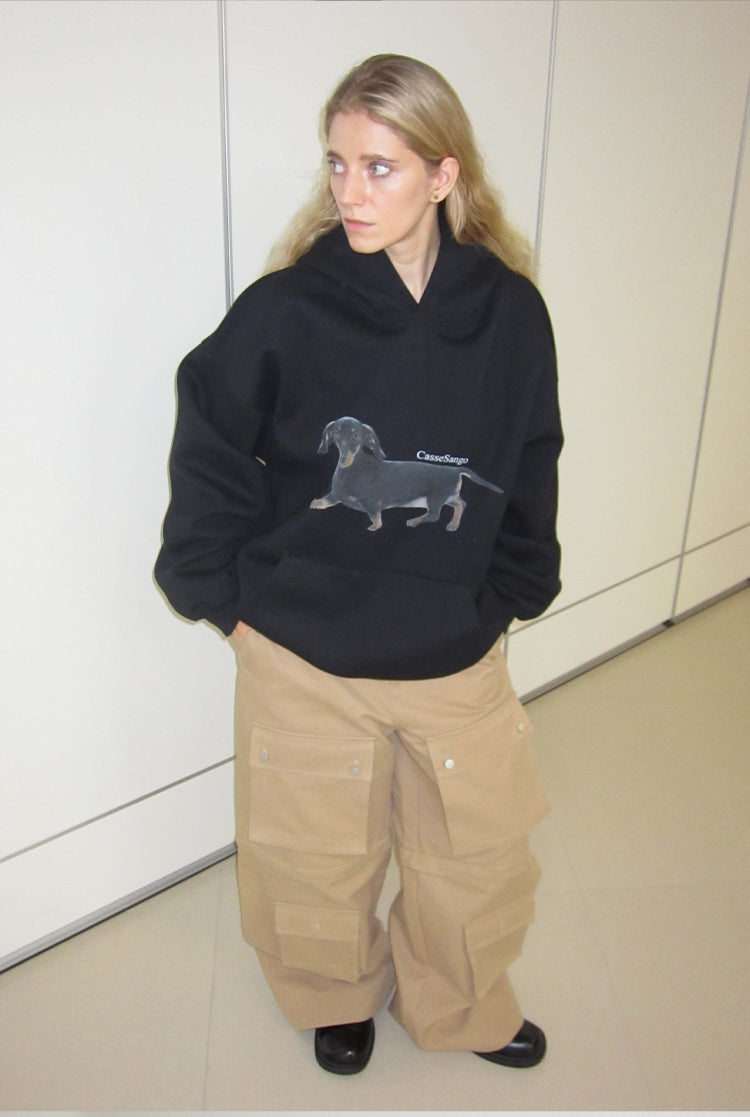 Hooded Loose Casual Sweatshirt