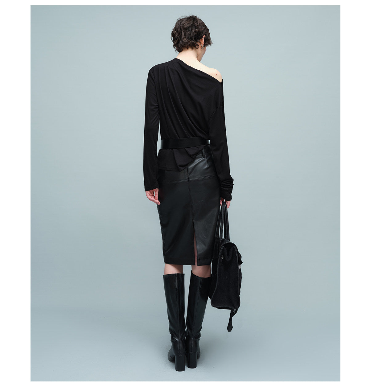 Asymmetrical-Shoulder T-Shirt