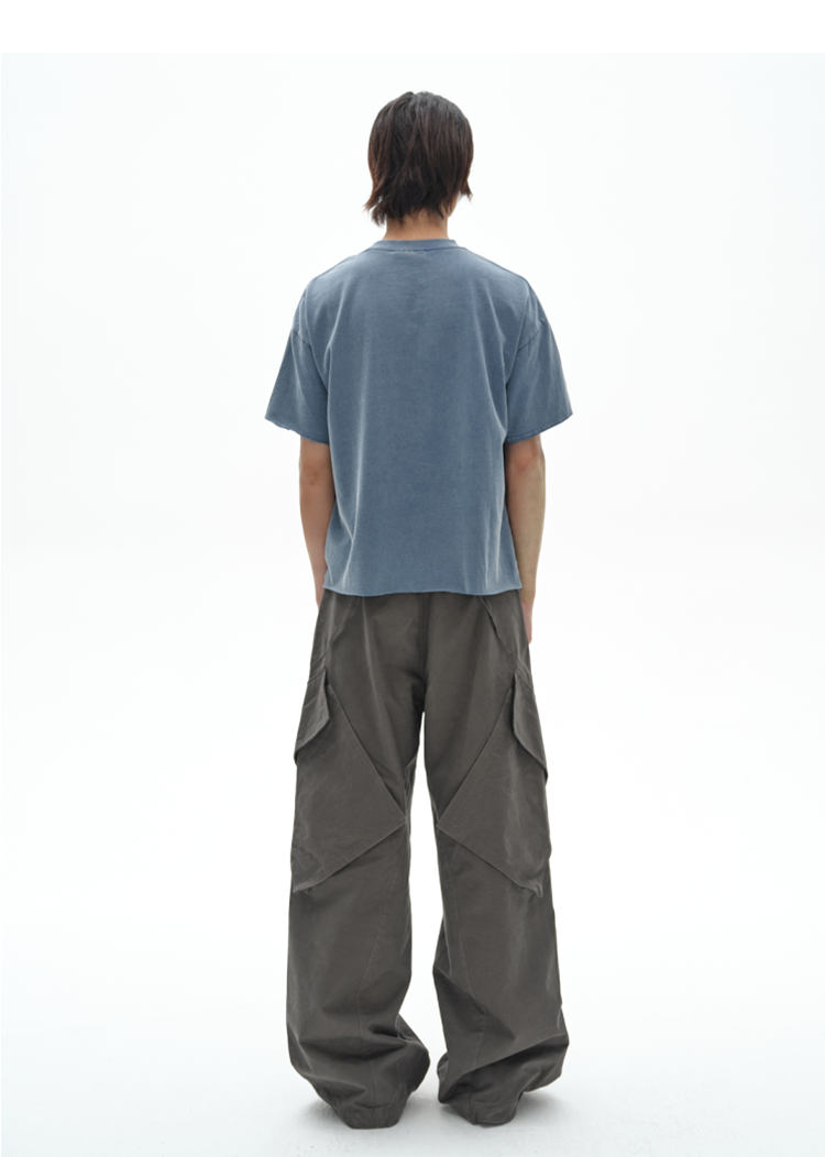 Slash Pocket Casual Pants