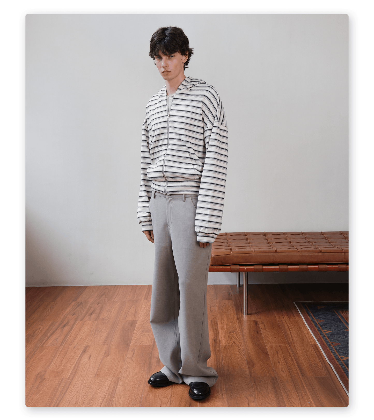 Stitched Straight Pants