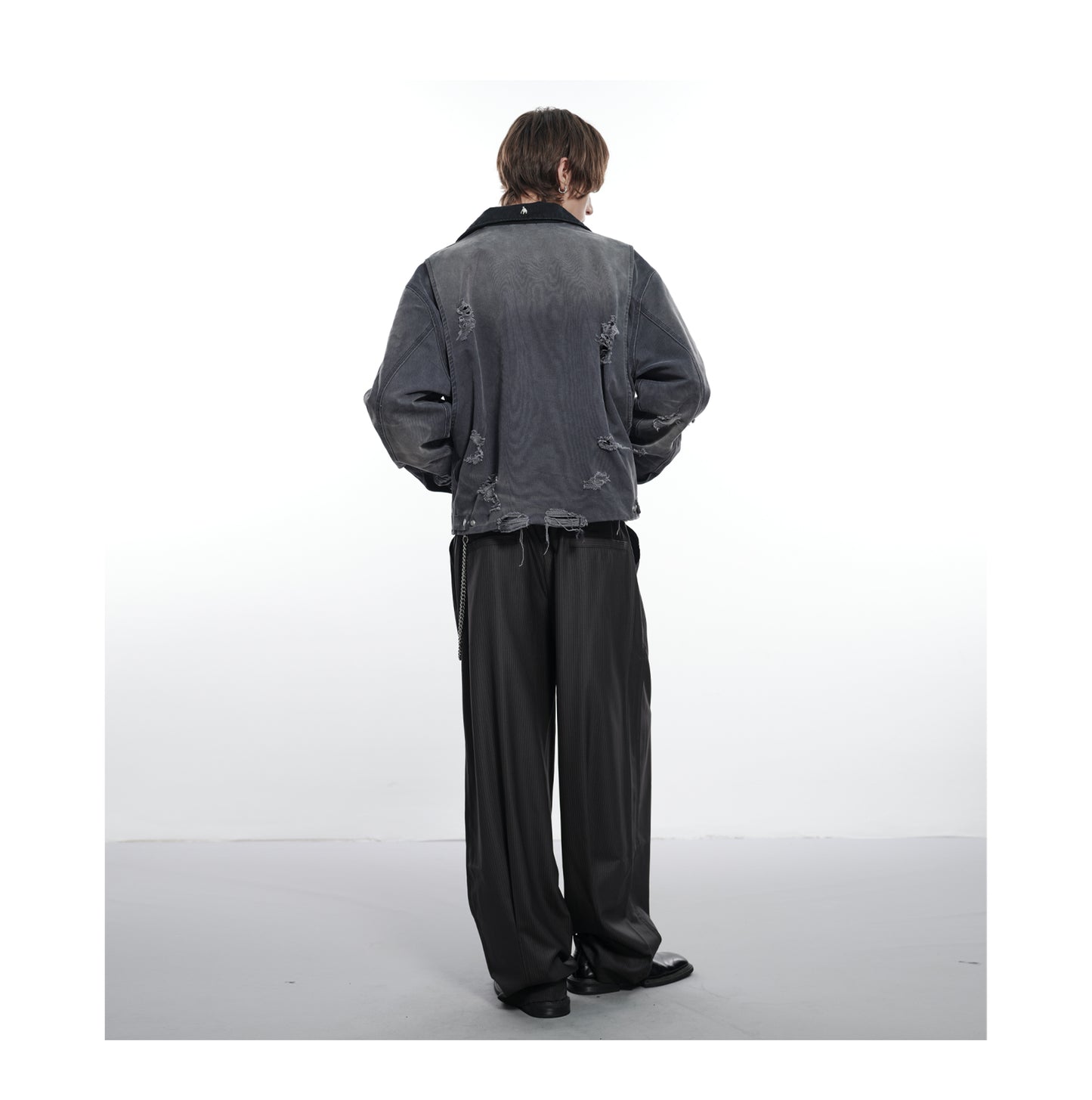 Retro Stripe Straight Pants