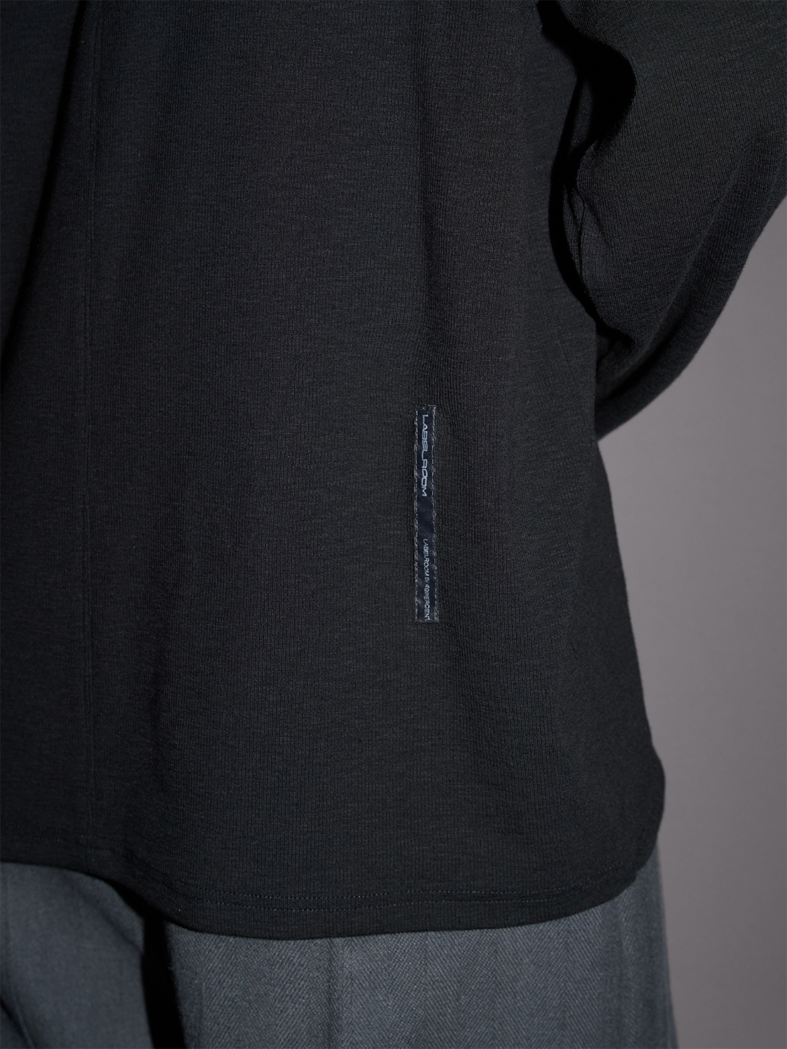 Bamboo Texture Crew Neck T-Shirt