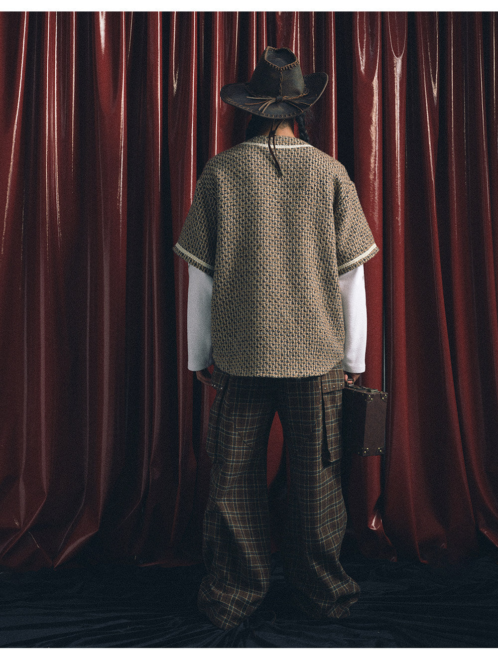 Faux Two-Piece Cardigan