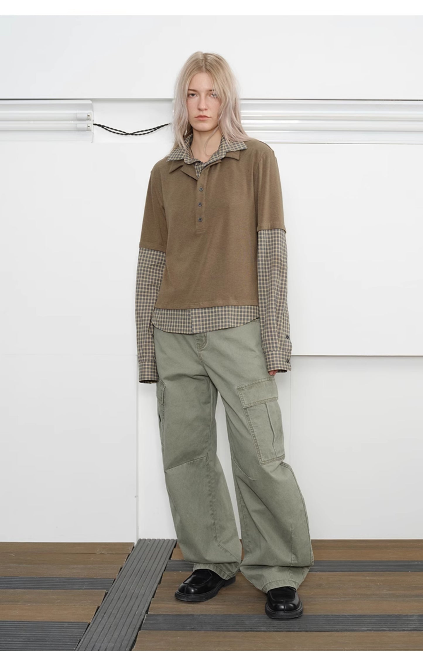 Washed & Damaged Casual Pants