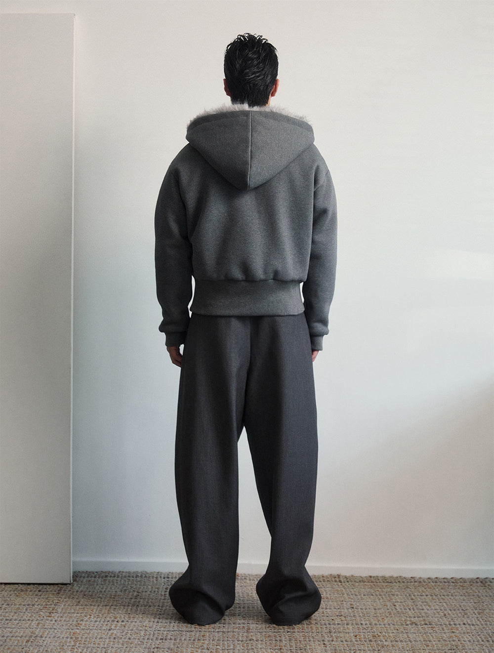 Open-Front Hooded Jacket