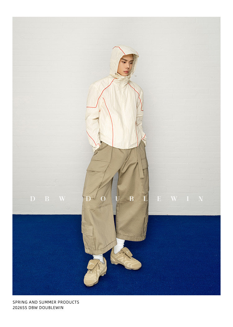 3D Silhouette Scimitar Cargo Pants