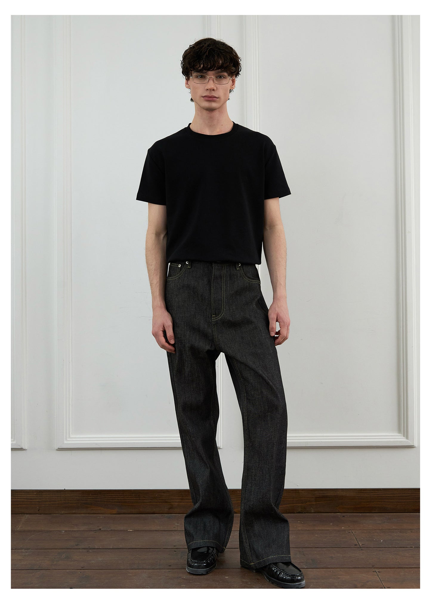 Pure Cotton Denim Pants