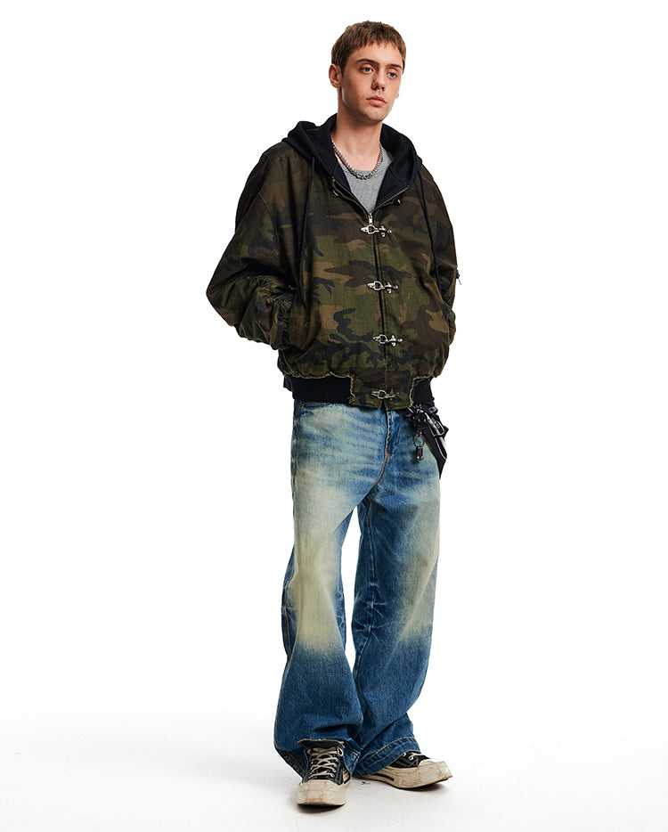 Camouflage Hooded Jacket
