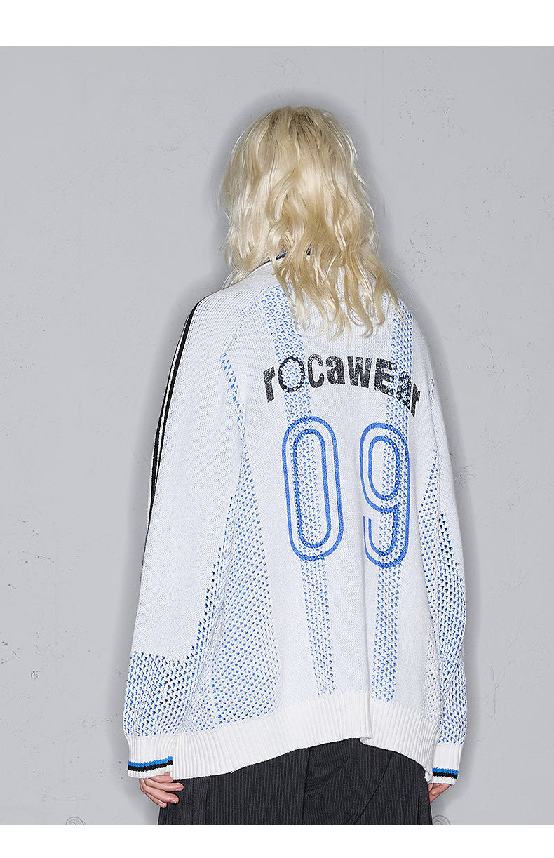 Mesh Embroidery Cardigan