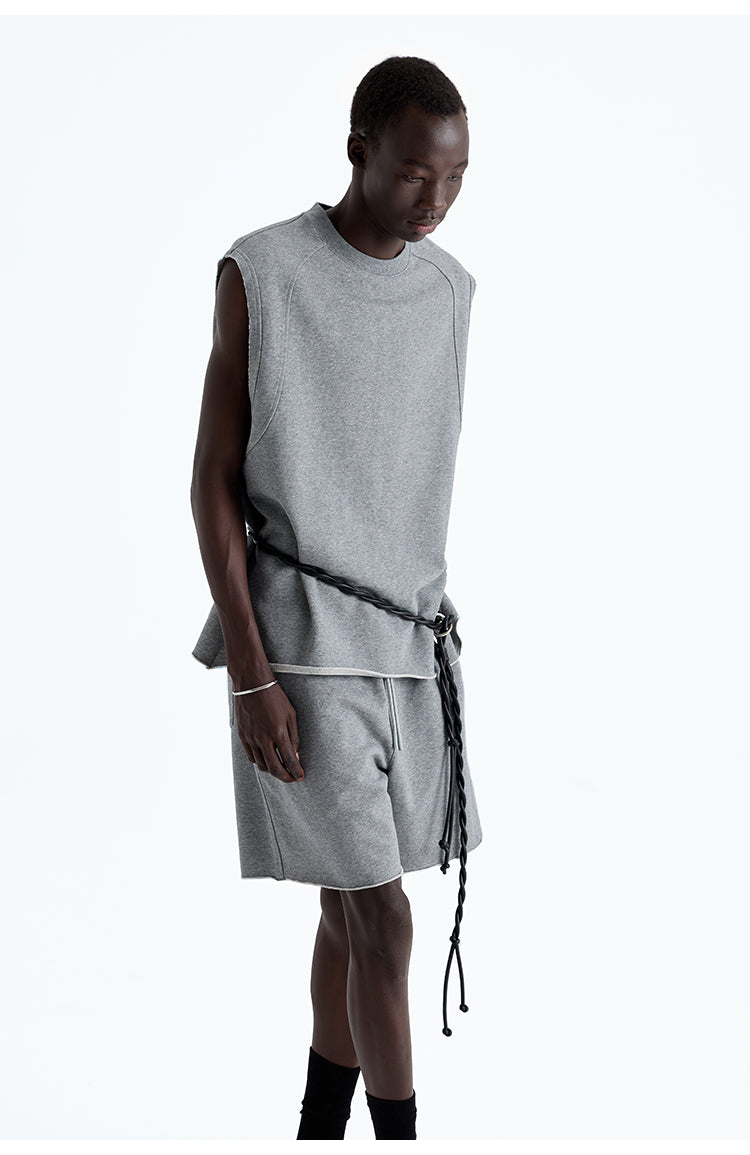 Metal buckle Hand-knitted accessories