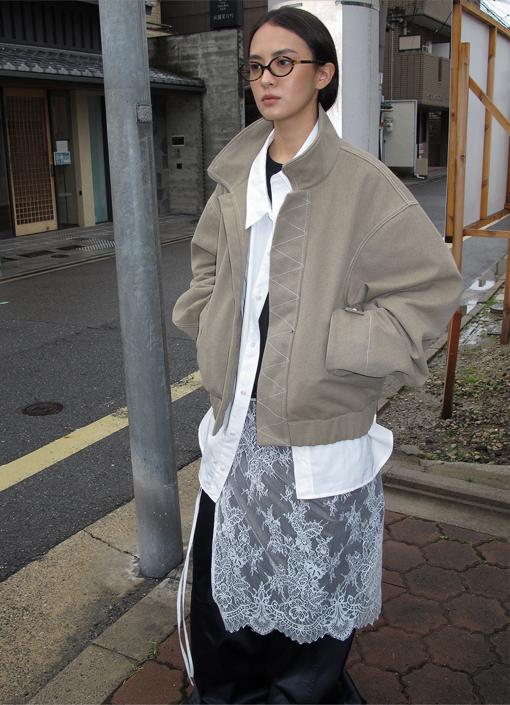 Stand Collar Thick Jacket