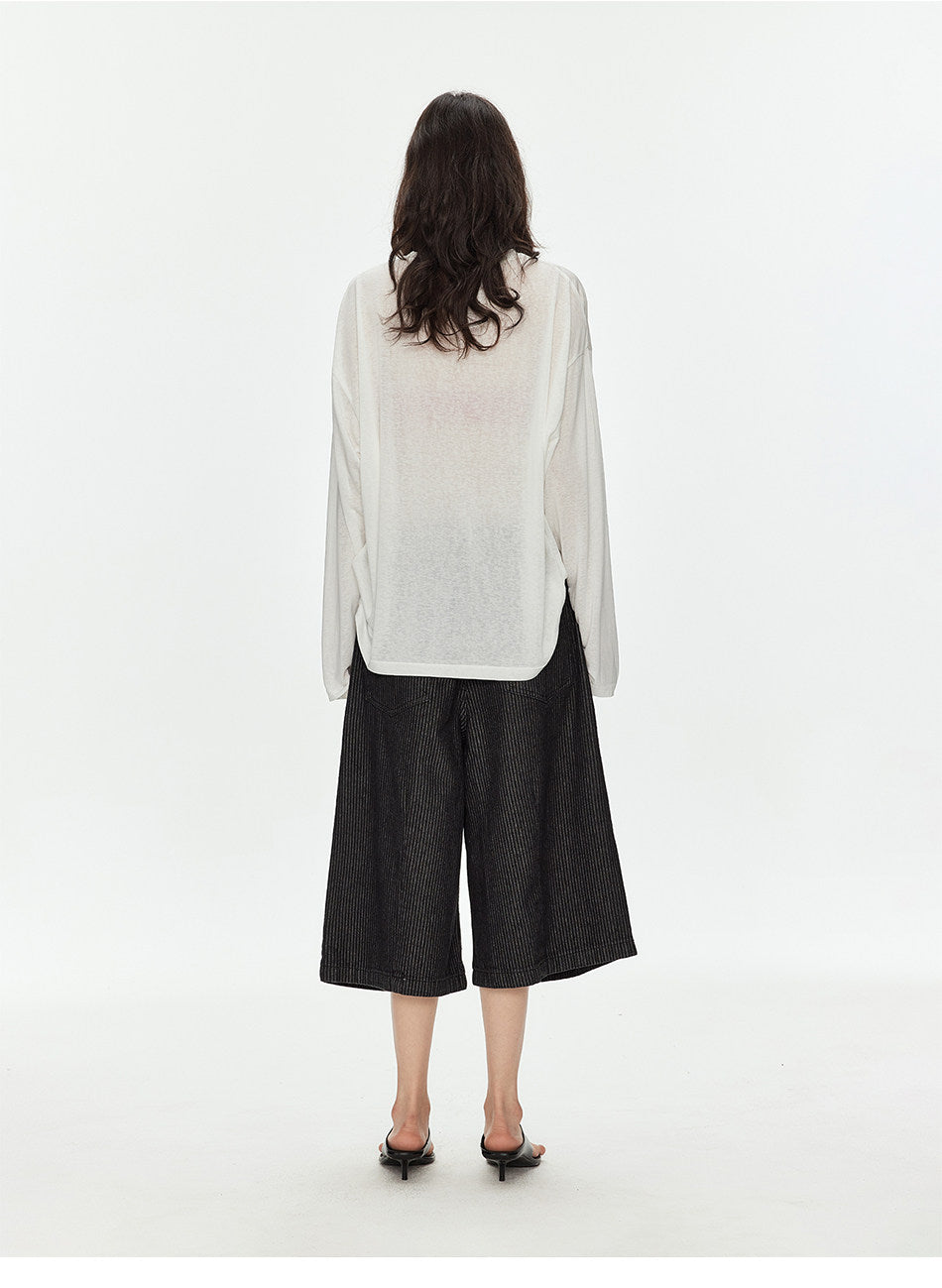 Paris Button Design Shorts