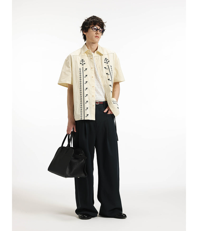 Straight Leg Casual Pants