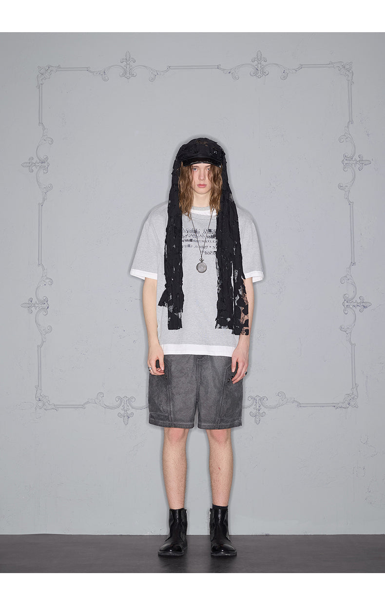 Three-dimensional pockets Casual shorts