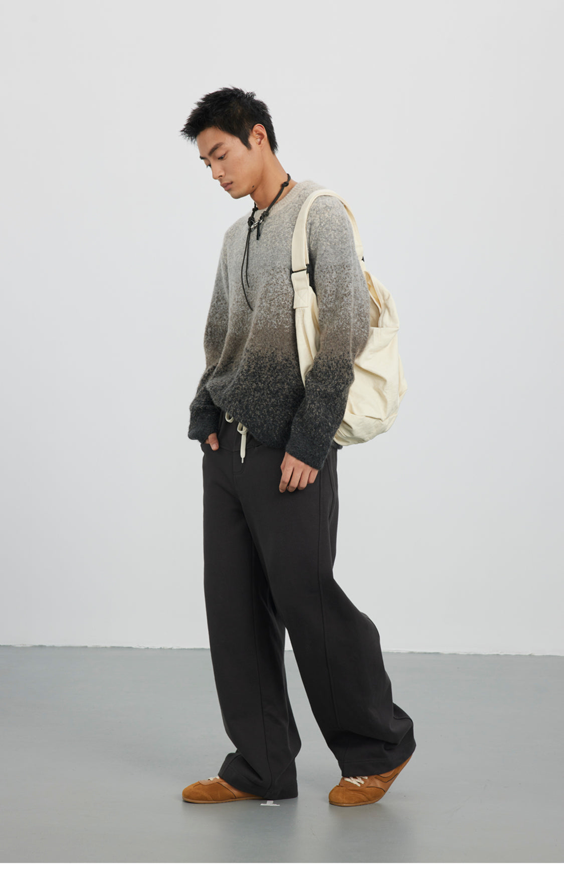 Gradient Crew Neck Sweater