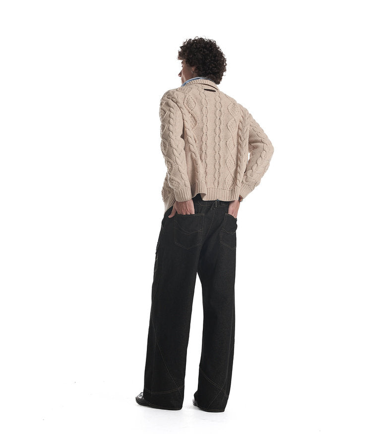 Thick Handmade Chunky Knit Cardigan