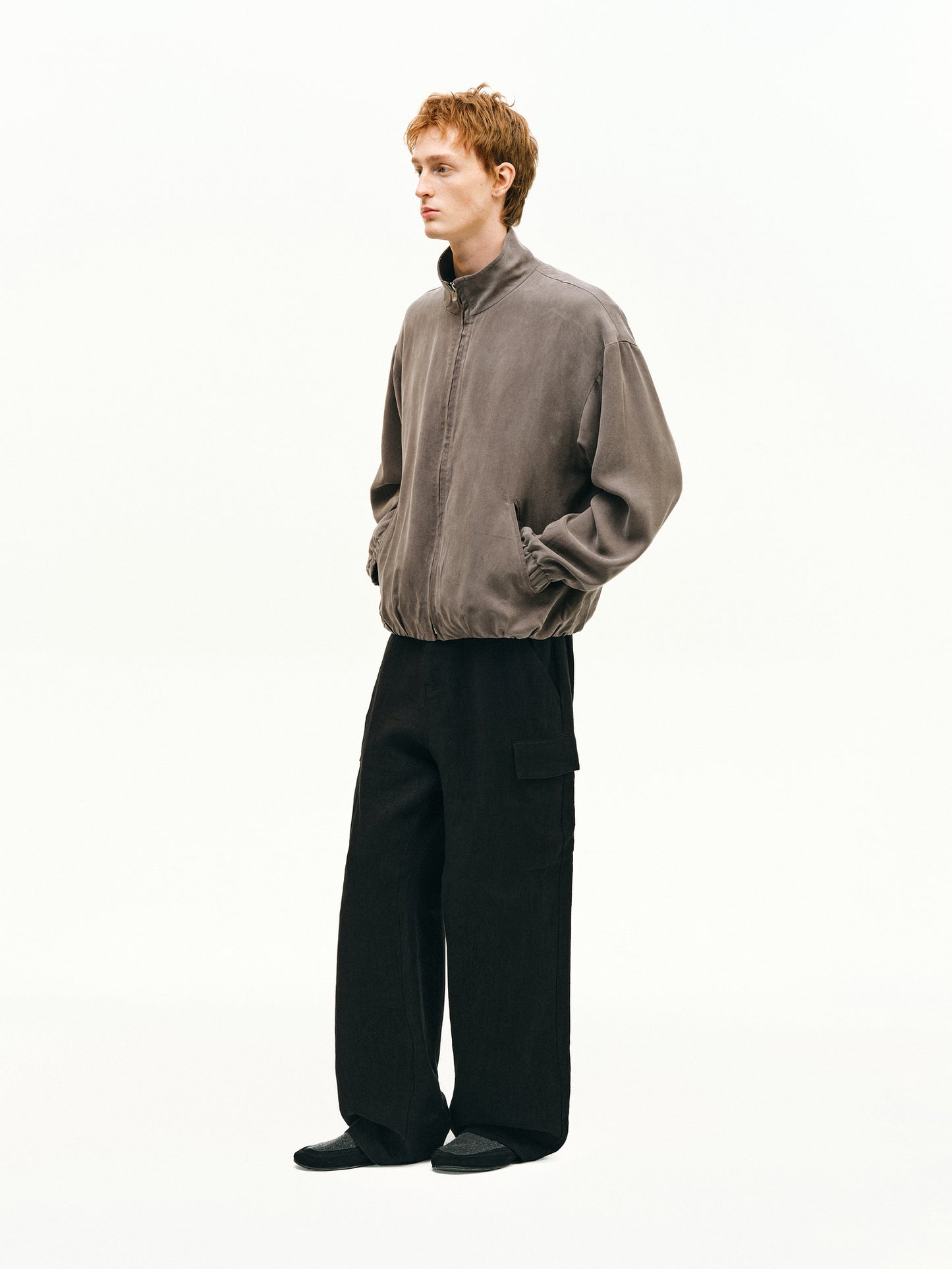 Stand Collar Balloon Jacket