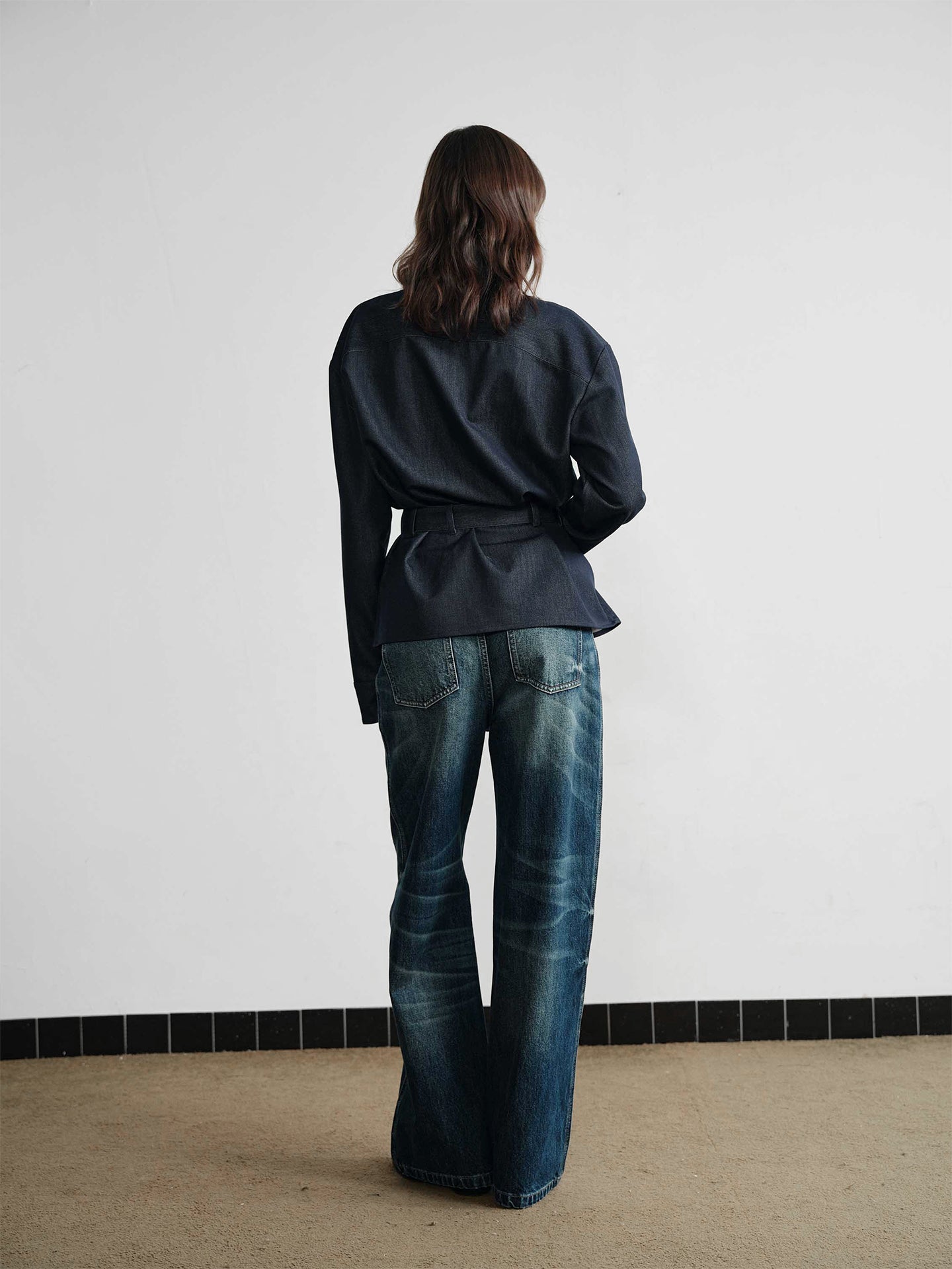 Butterfly Wing Denim Pants