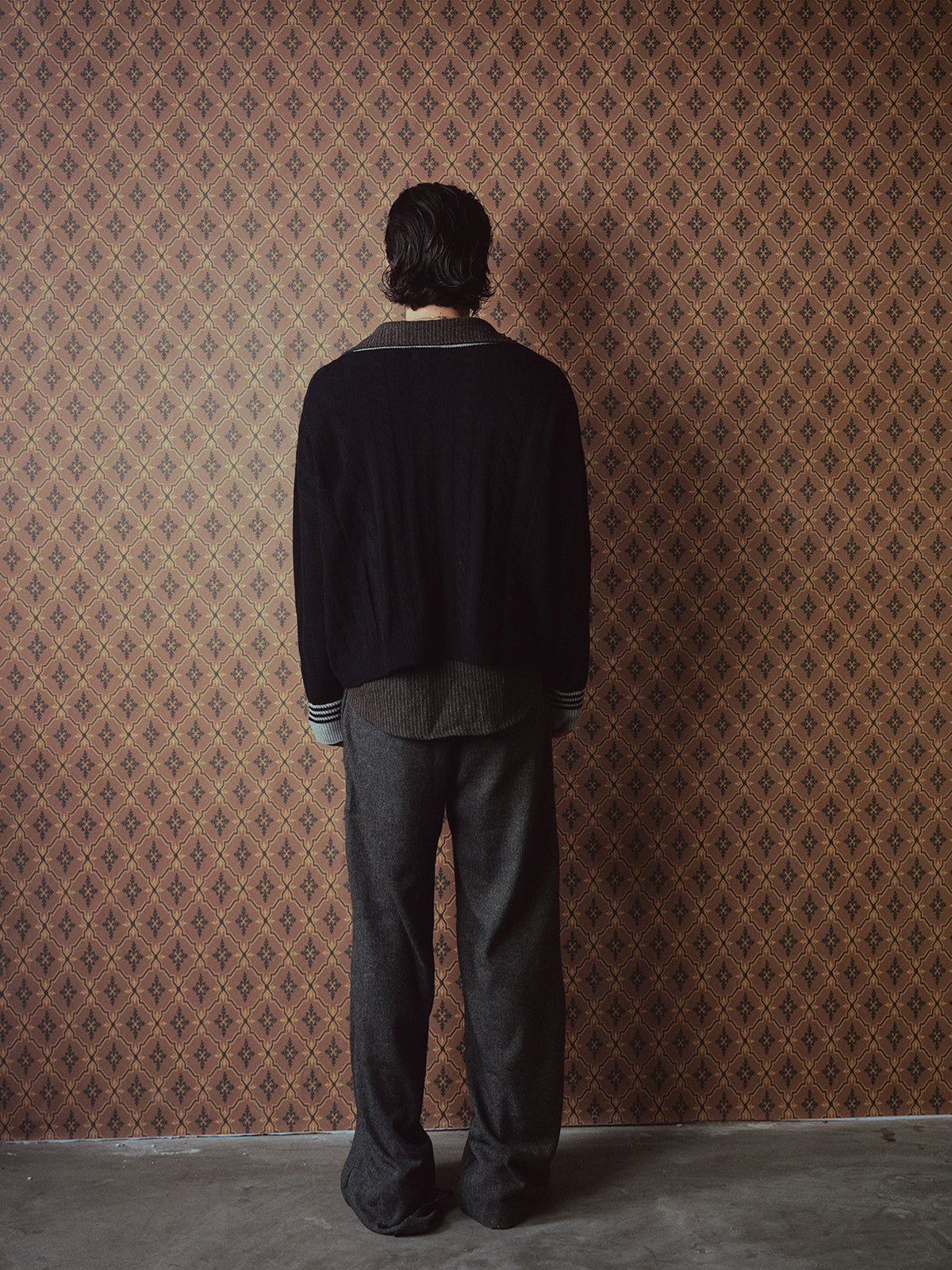 V-neck Cardigan with Metal Buttons