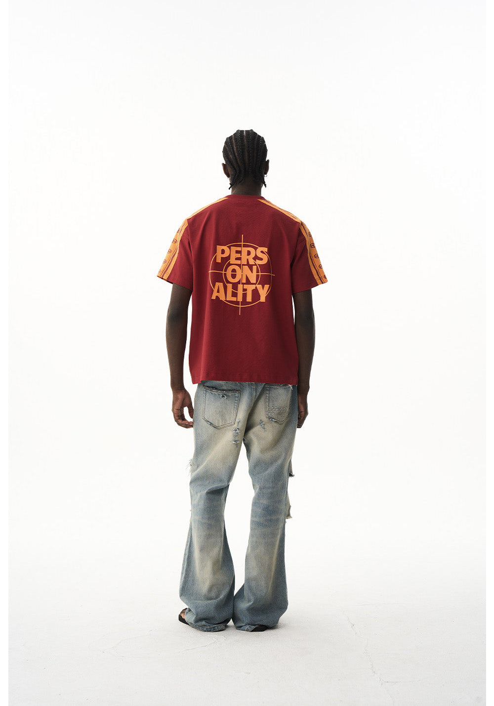 Retro Color Block Sports T-Shirt