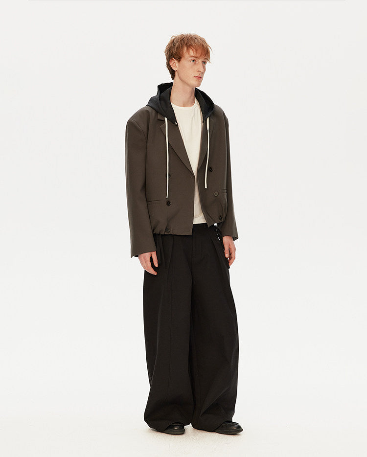 Jacket with detachable hood