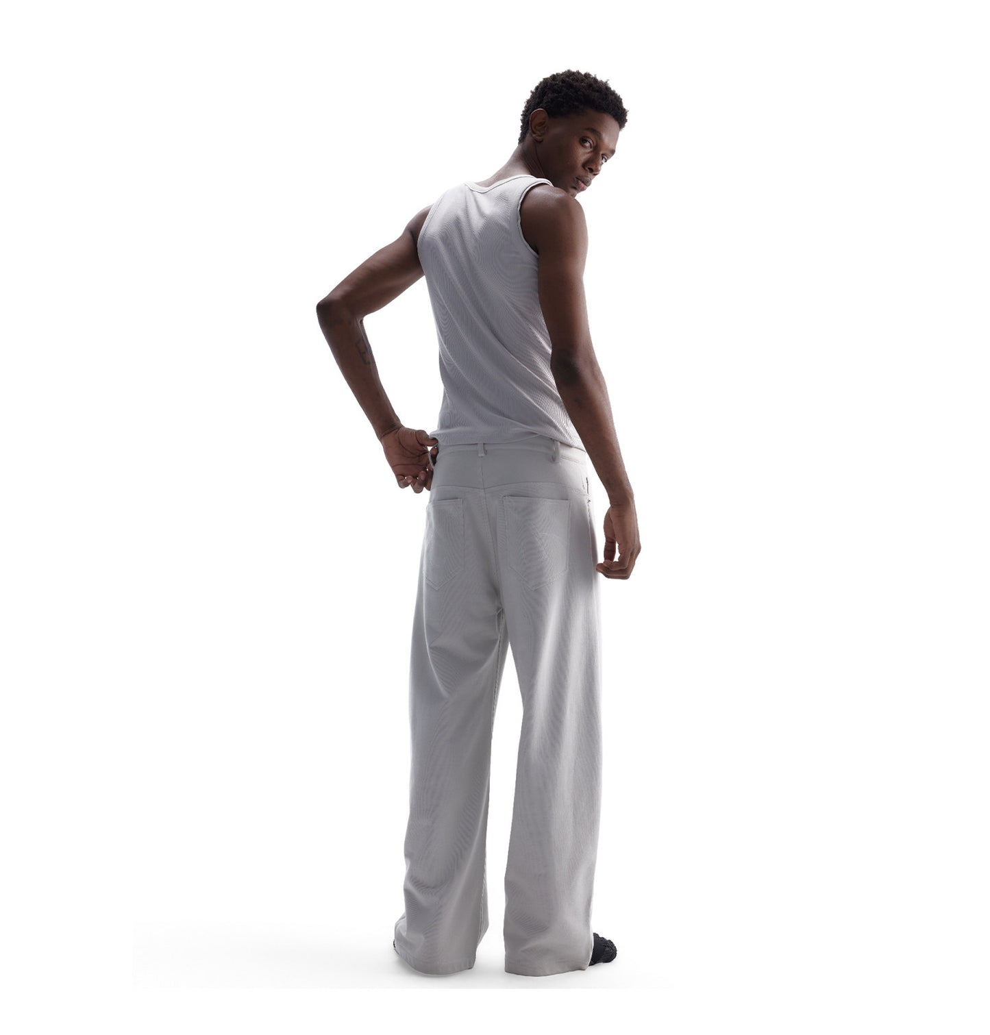 A라인 루즈핏 스포츠 팬츠