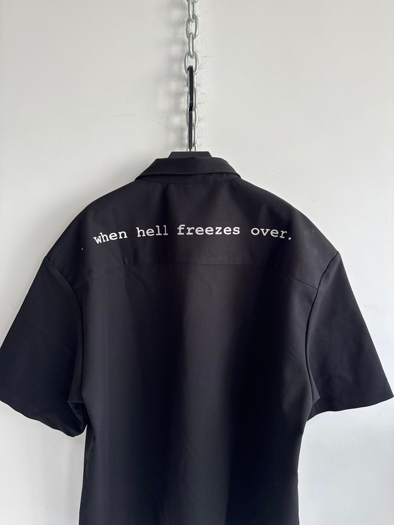 Loose-Fit Hand-Printed Shirt