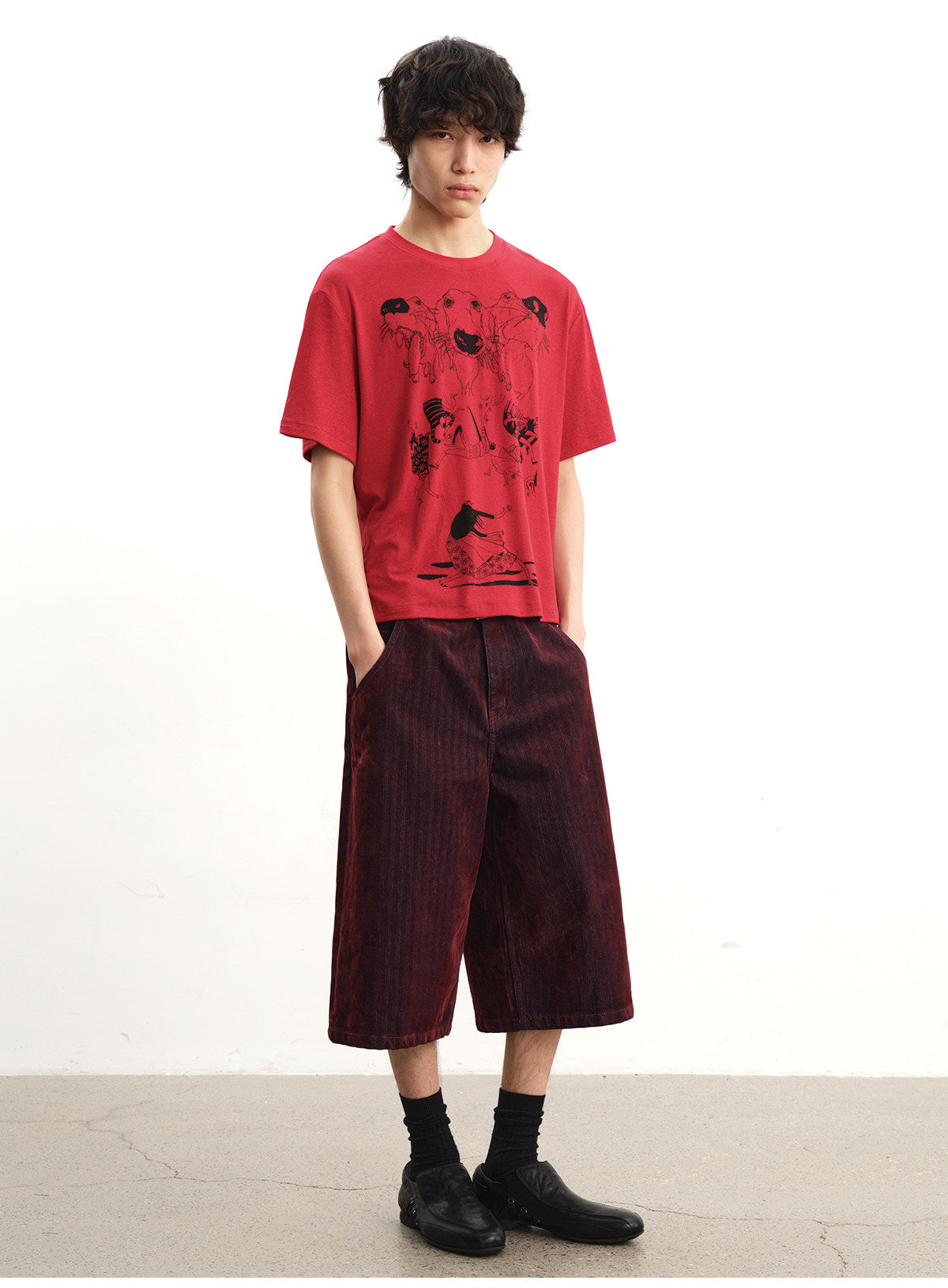 Dog-Print T-Shirt