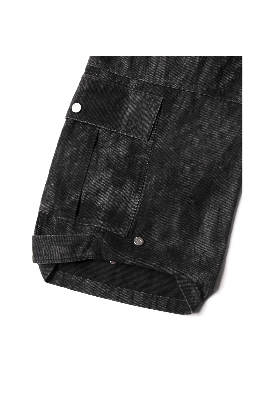 Washed multi-pocket bomber pants