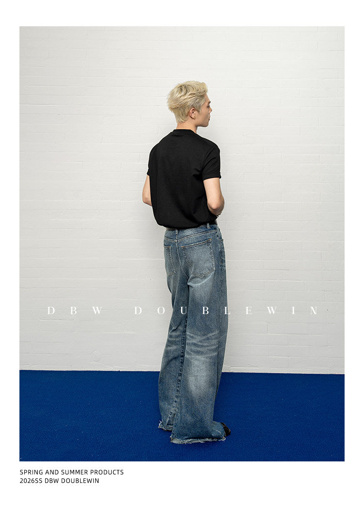 Slim-Fit Regular-Sleeve T-Shirt