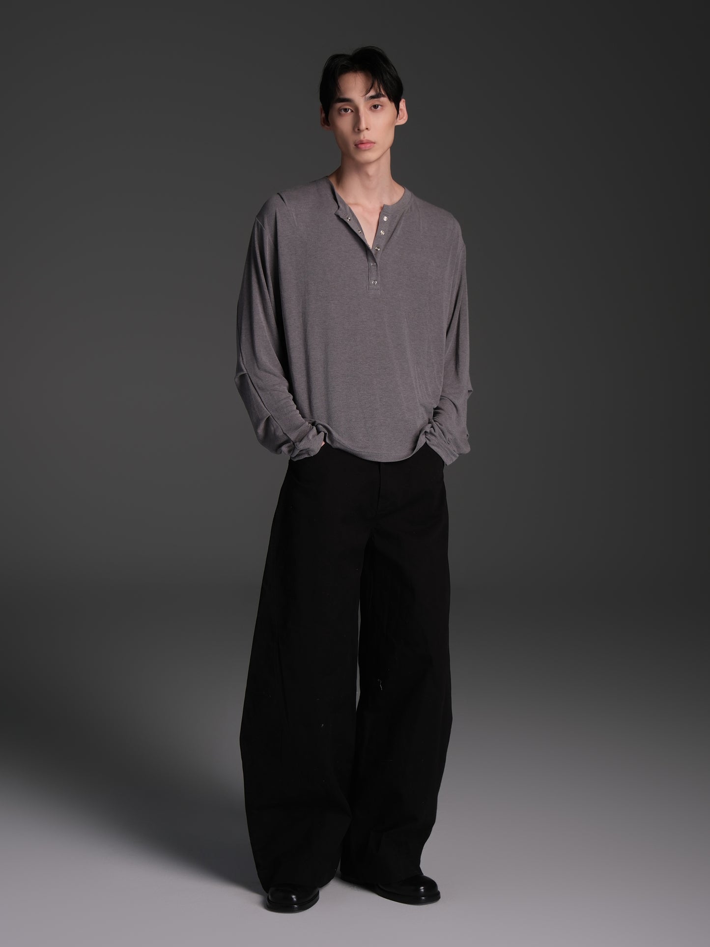 Wide leg casual pants