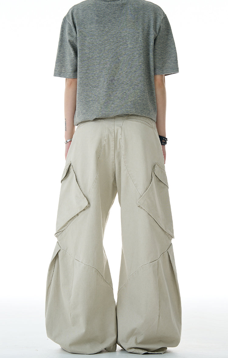 Deconstruction design casual pants