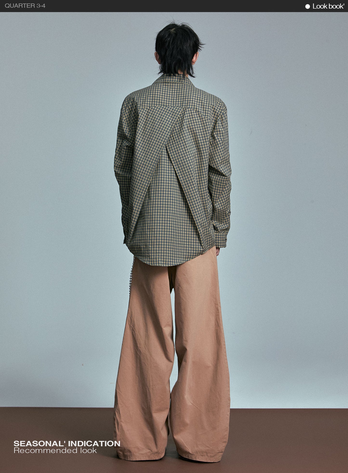 Original design checkered shirt