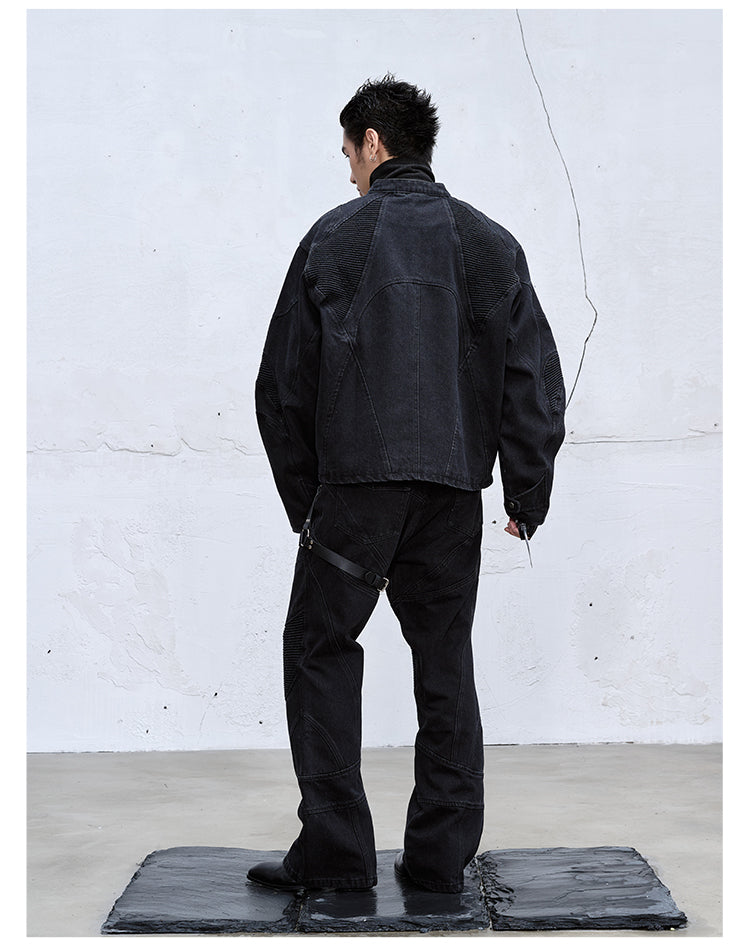 Niche design denim jacket