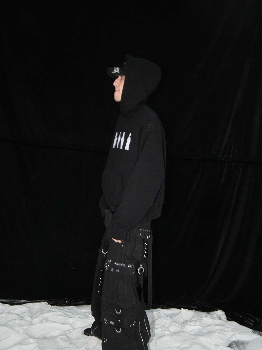 Printed Hooded Sweatshirt