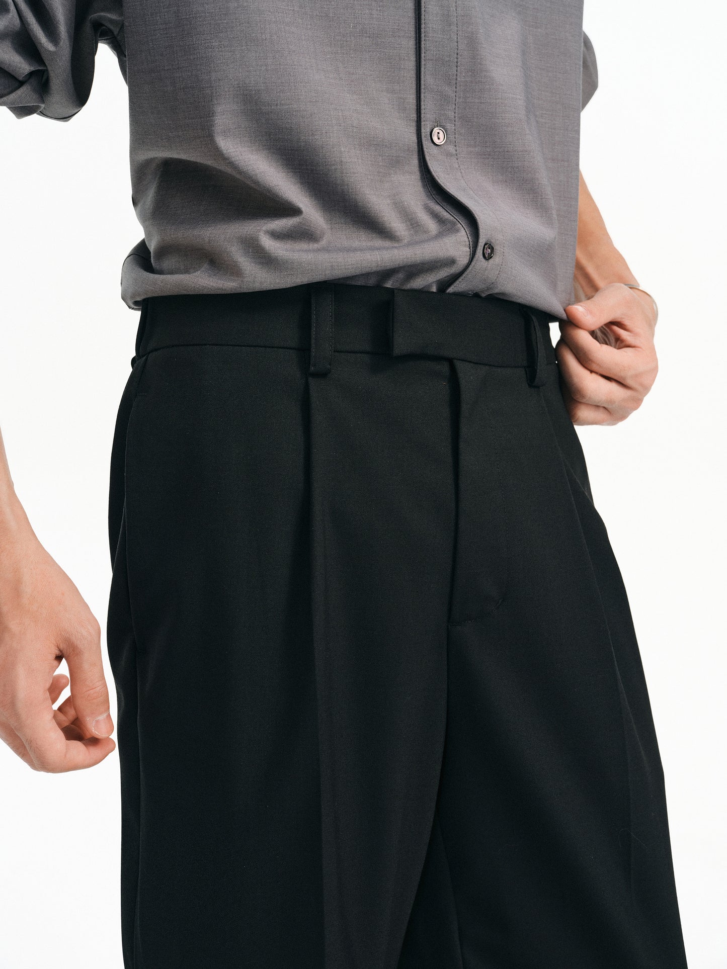 Merino Wool Straight Leg Pants