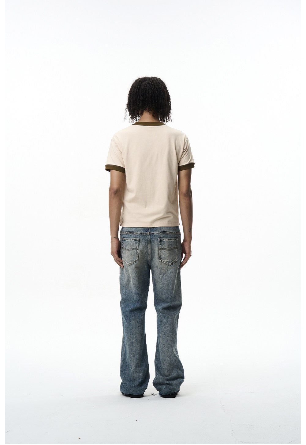 Vintage Embroidered Crew-Neck T-Shirt