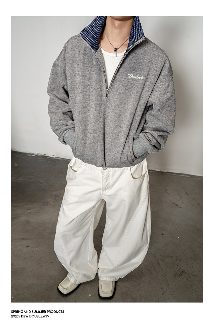 Stand Collar Sweatshirt