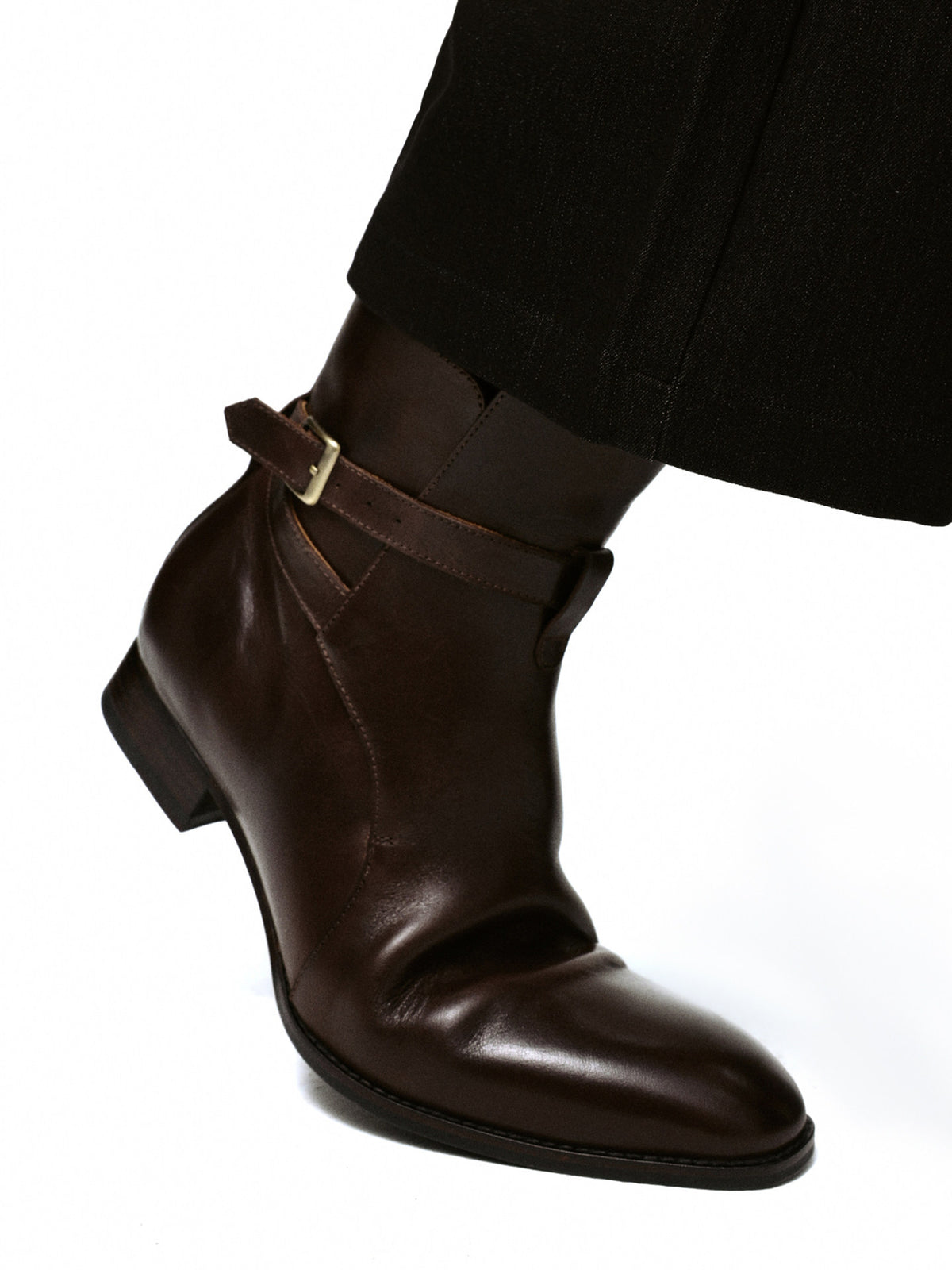 Short Boots with Lace-Up Straps