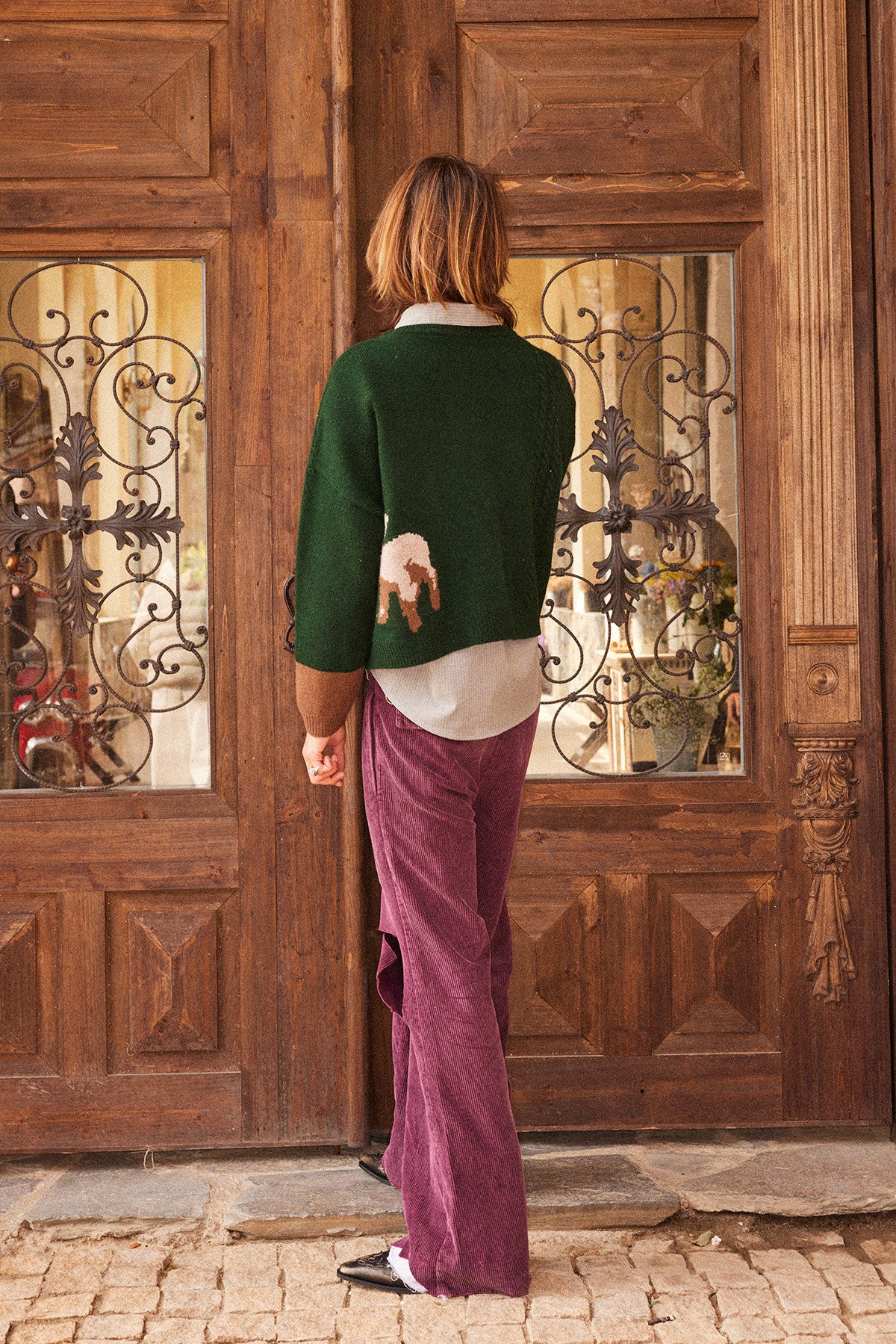 Round Neck Pullover Sweater