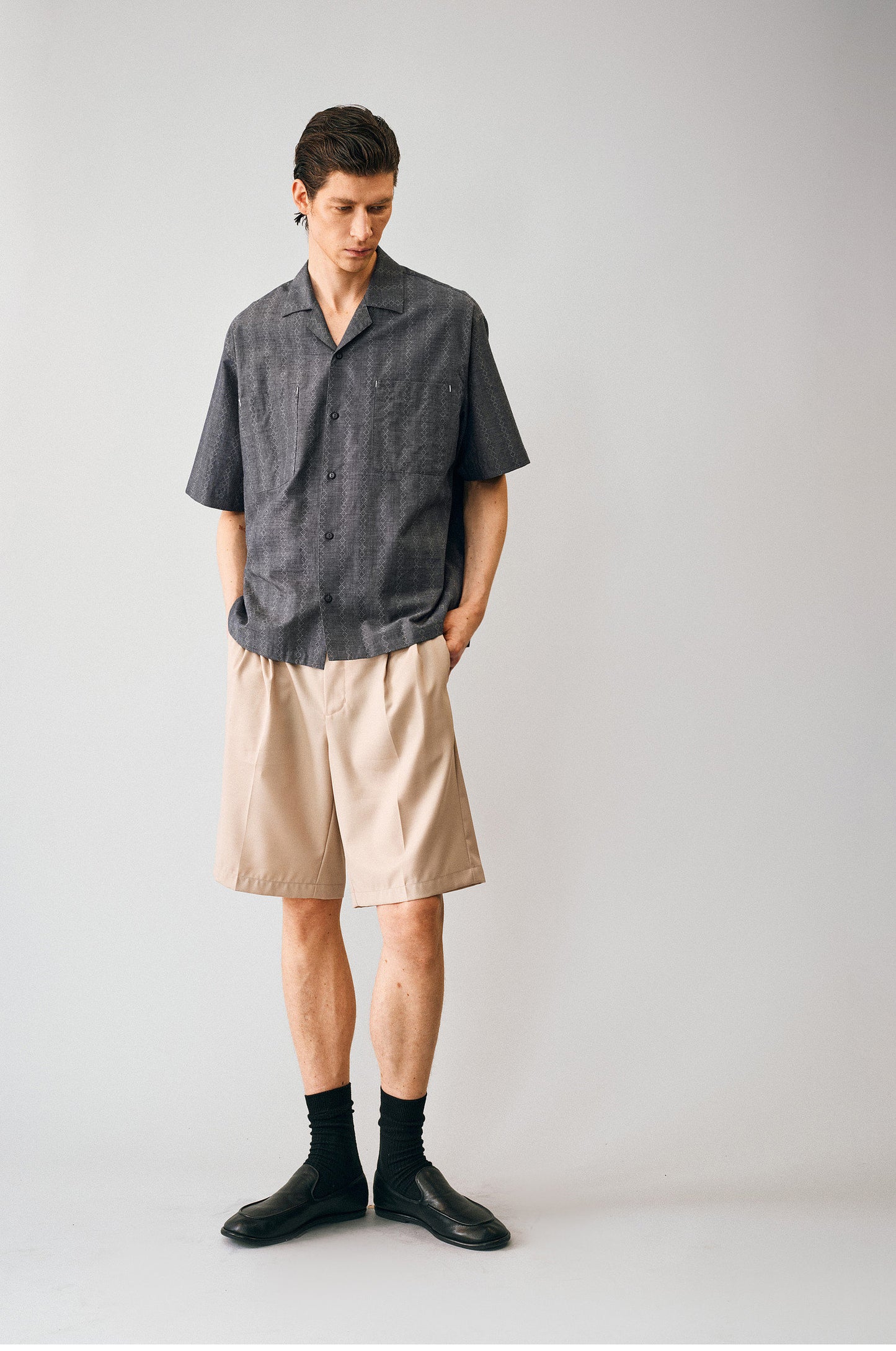 Hemp Cuban Collar Shirt