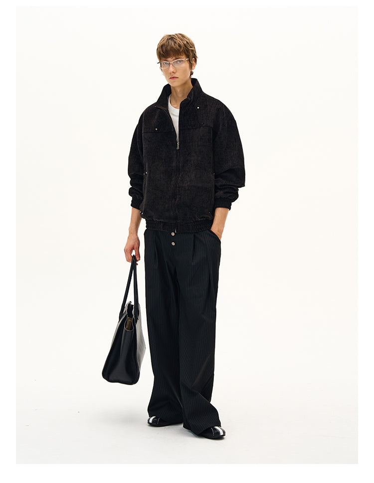 Imitation Suede Jacket