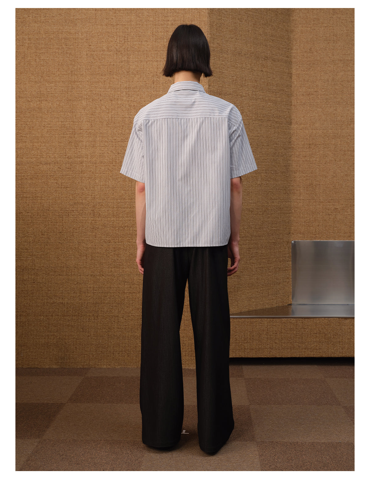 Pyramid Stripe Casual Pants