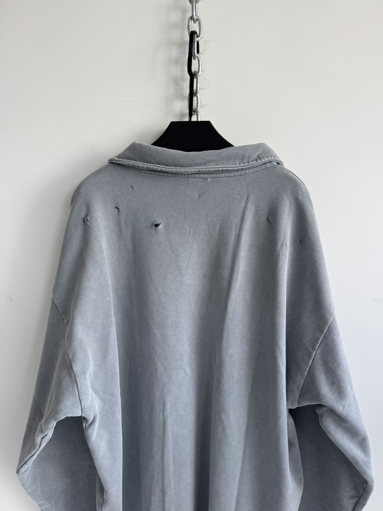 Vintage Polo Shirt with a Washed Finish