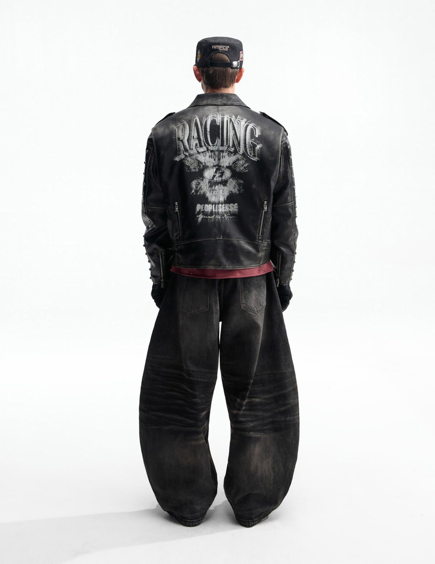 Oversized Leather Jacket