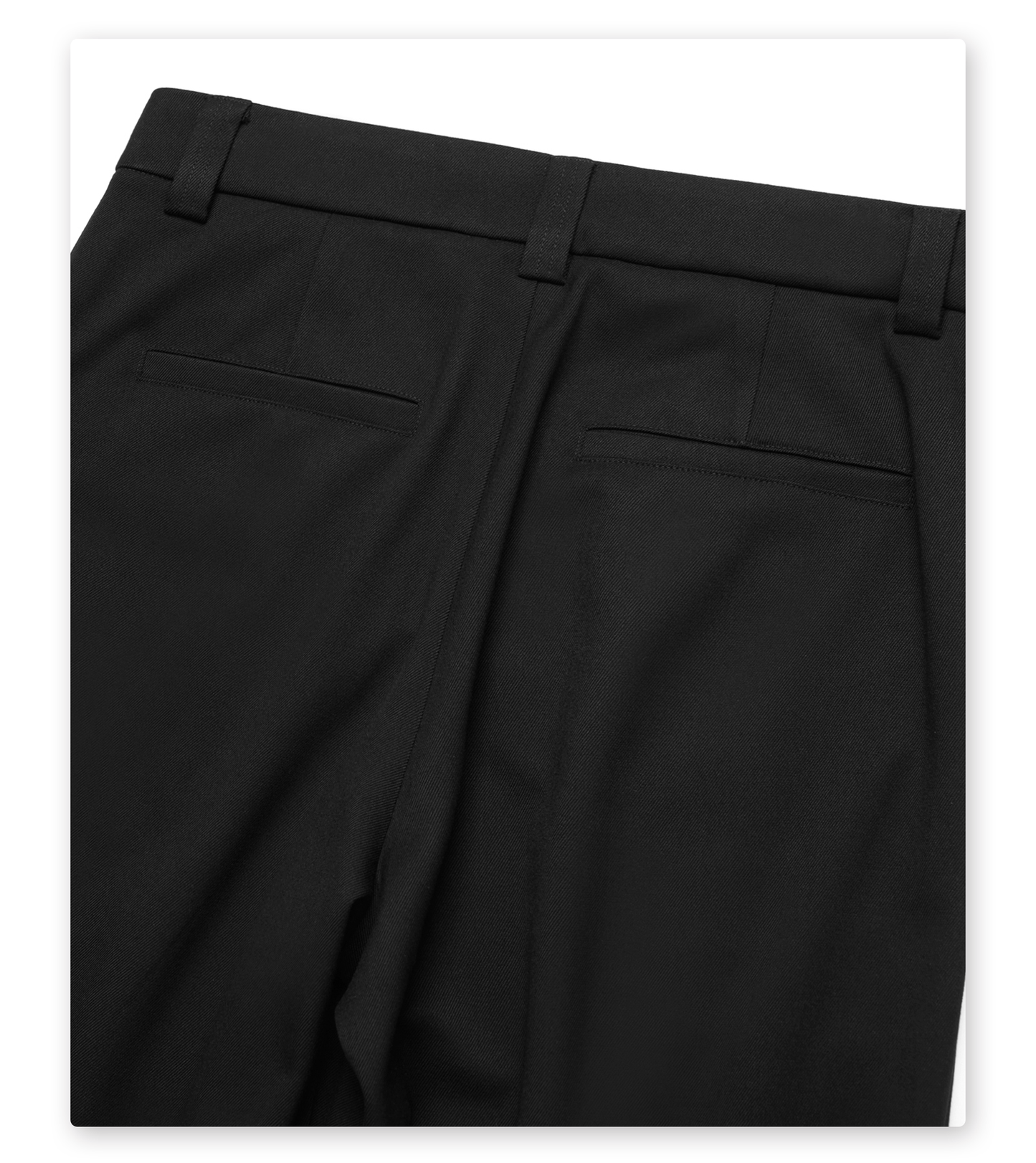 Wool Blend Wide-Leg Pants